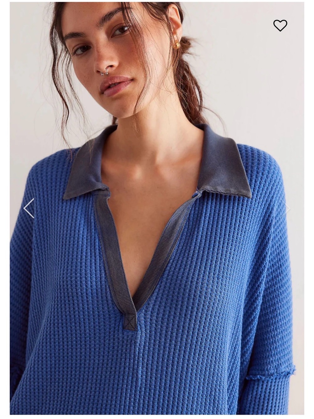 NWT- Free People Travis Polo (M) - Picture 4 of 9